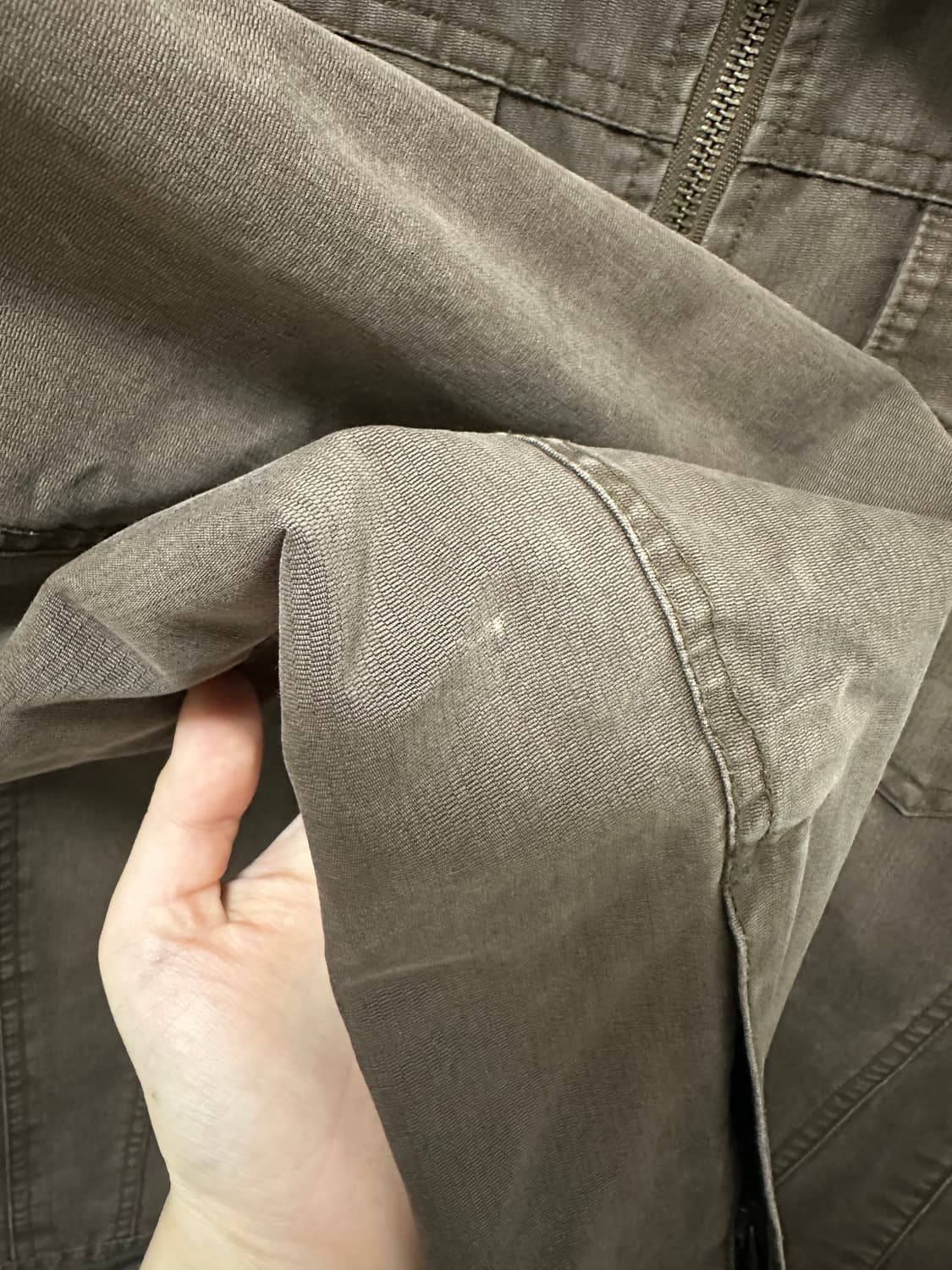 COAX 버튼 지퍼 디테일 반하이넥 자켓 상품이미지6