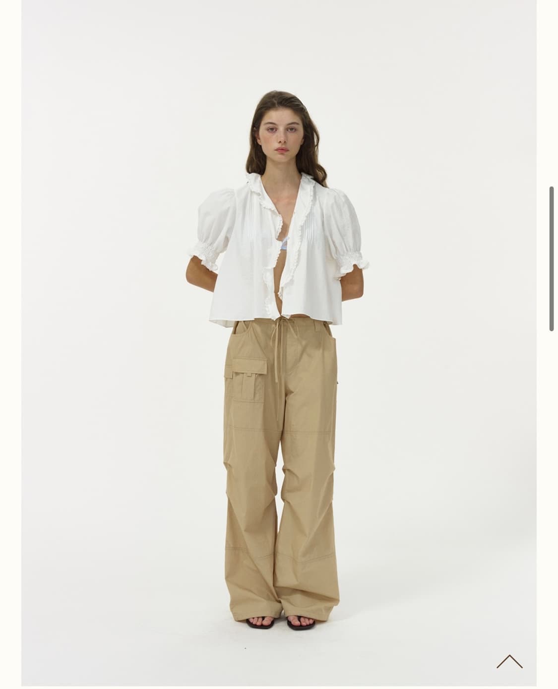 리본빛 노마드 카고팬츠 베이지  Nomad Cargo Pants 상품이미지2