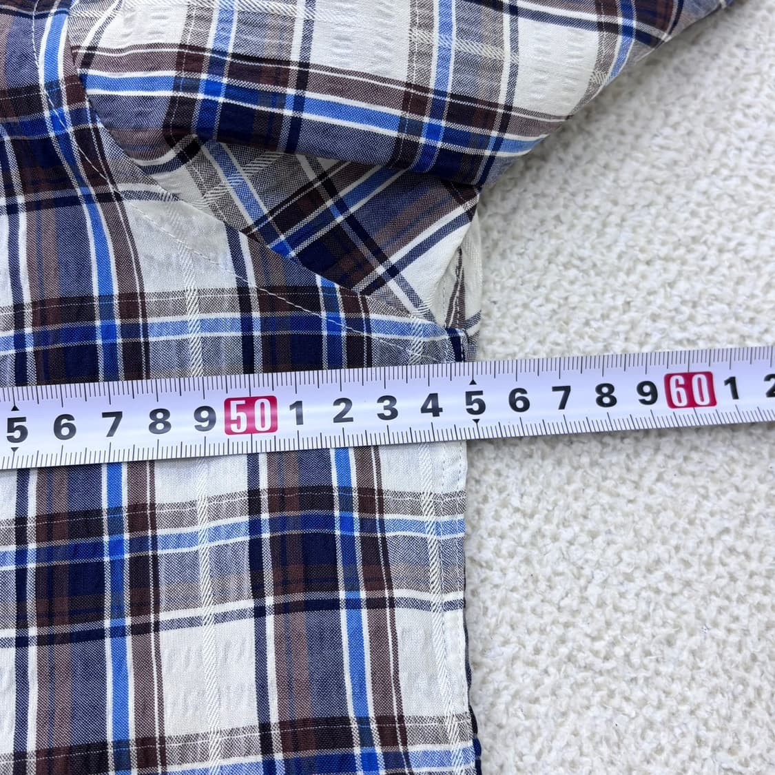 100 닥스 체크 패턴 남성 반팔 셔츠0416E 상품이미지6