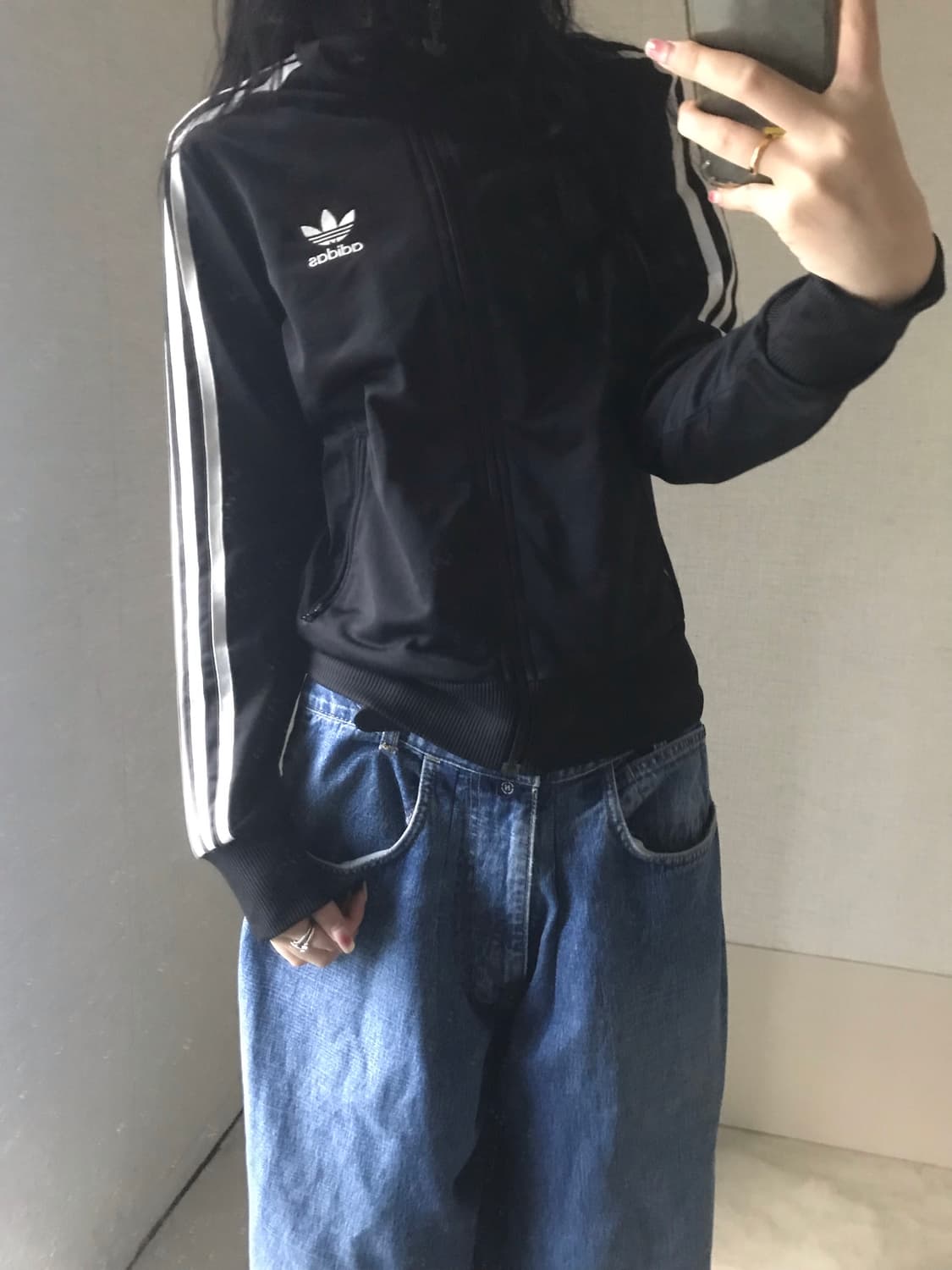 아디다스 블랙 슬림핏 제니져지 상품이미지2