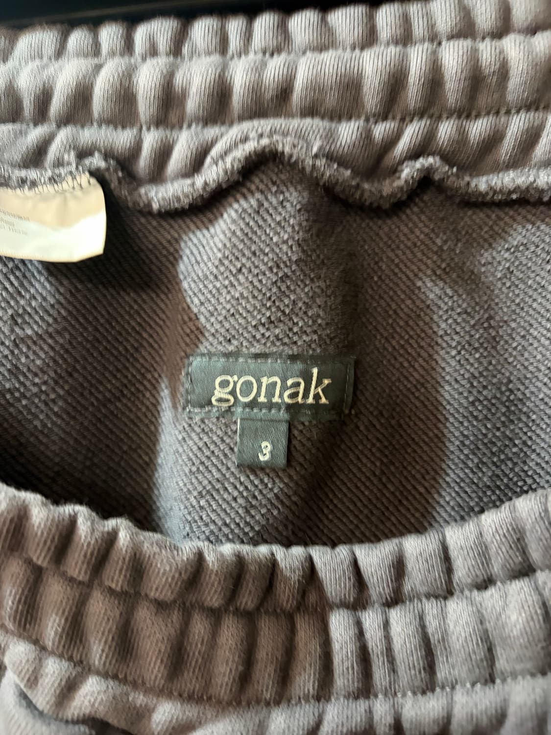 [3] 고낙 워시드 트랙 스웻 팬츠 그레이퍼플 상품이미지2