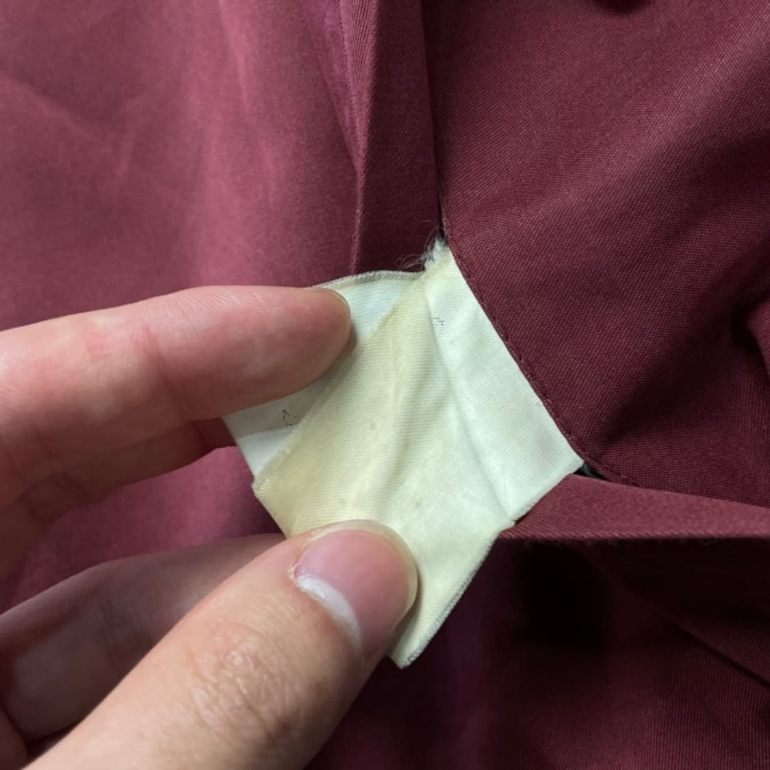 100 라코스테 양면 체크 블루종 자켓  상품이미지5