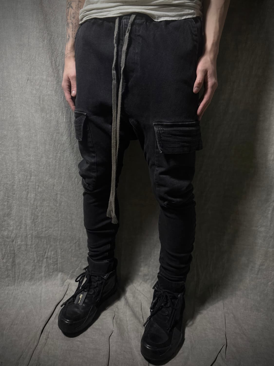 A.F Artefact Sarouel Denim Cargo Pants   상품이미지2