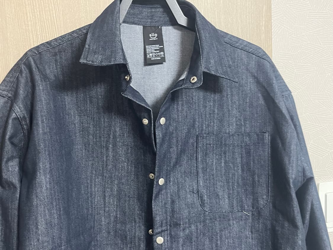 [새상품] 오버핏 진청 데님 자켓 셔츠 상품이미지3