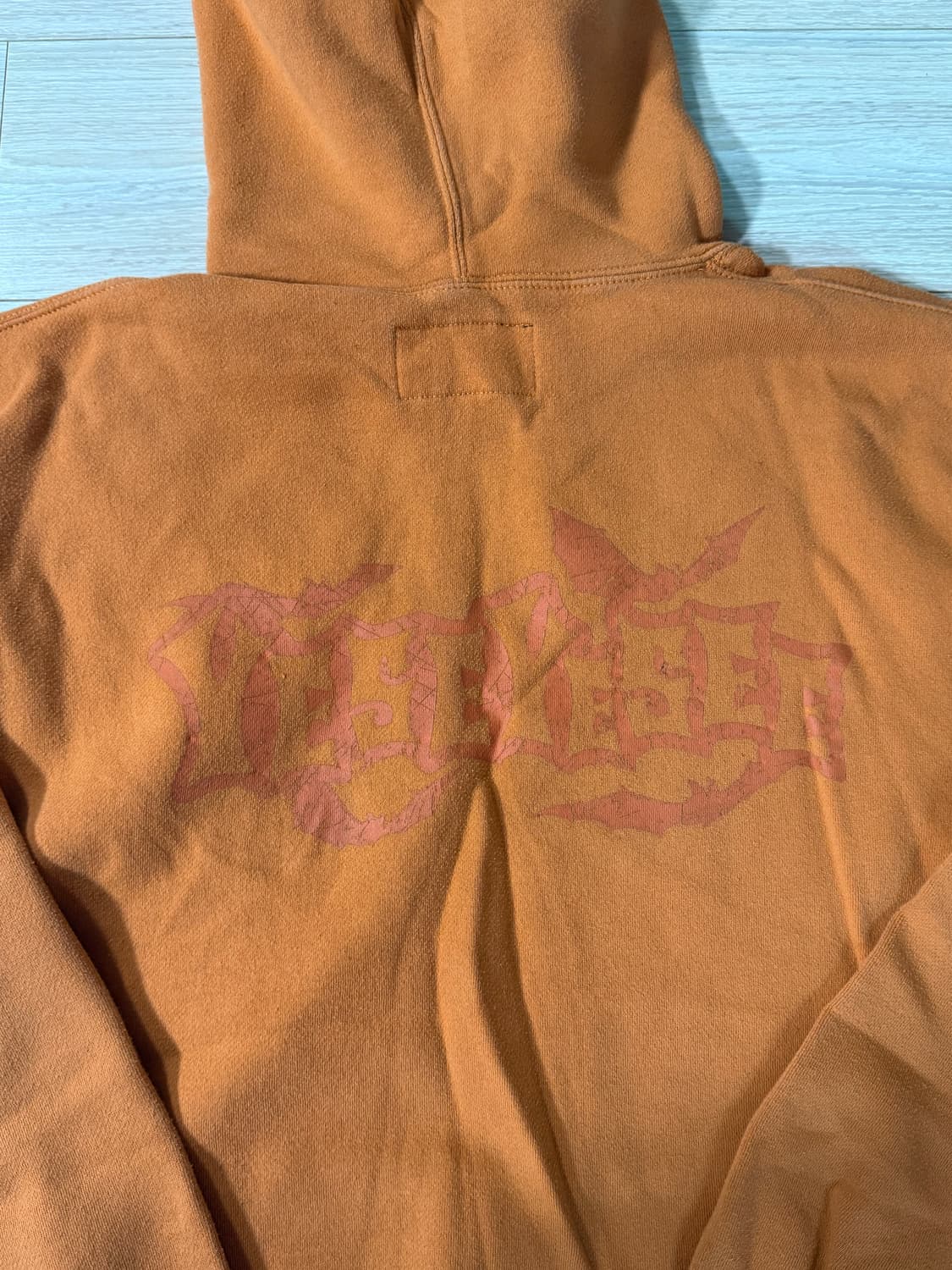 Halloween Patch Hoodie Orange 상품이미지3