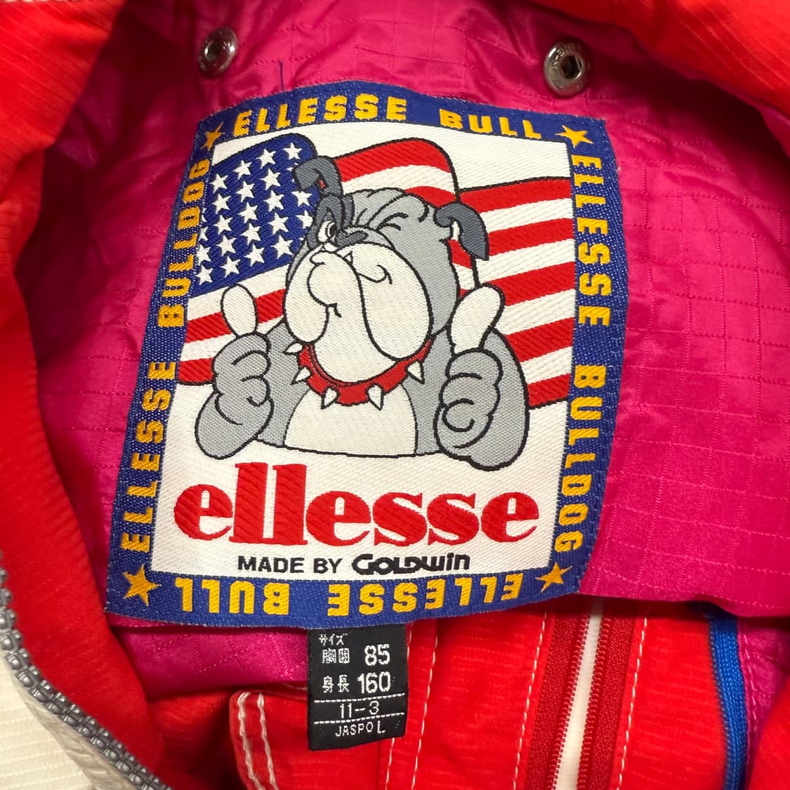 [정품/L] 엘레쎄 불독 후드 바람막이 화이트 b8 상품이미지5