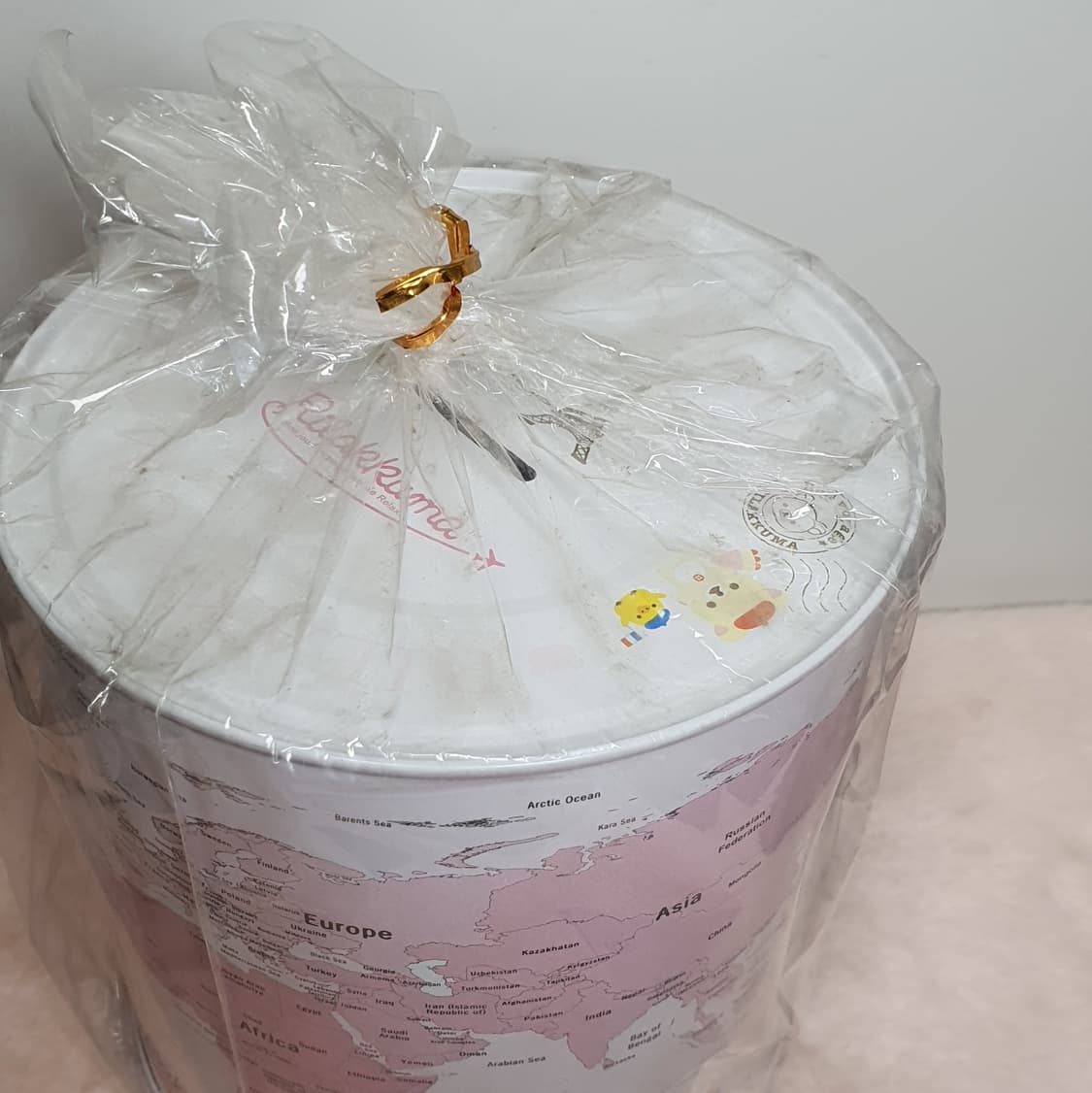 미개봉) 고전 리락쿠마 코리락쿠마 틴 저금통 빈티지 소품함 정리함 산엑스 상품이미지2