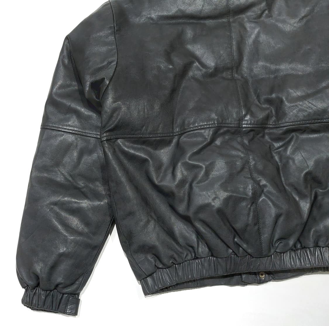 에디바우어 레더 구스다운 자켓 90s 숏패딩 L (105) 상품이미지5