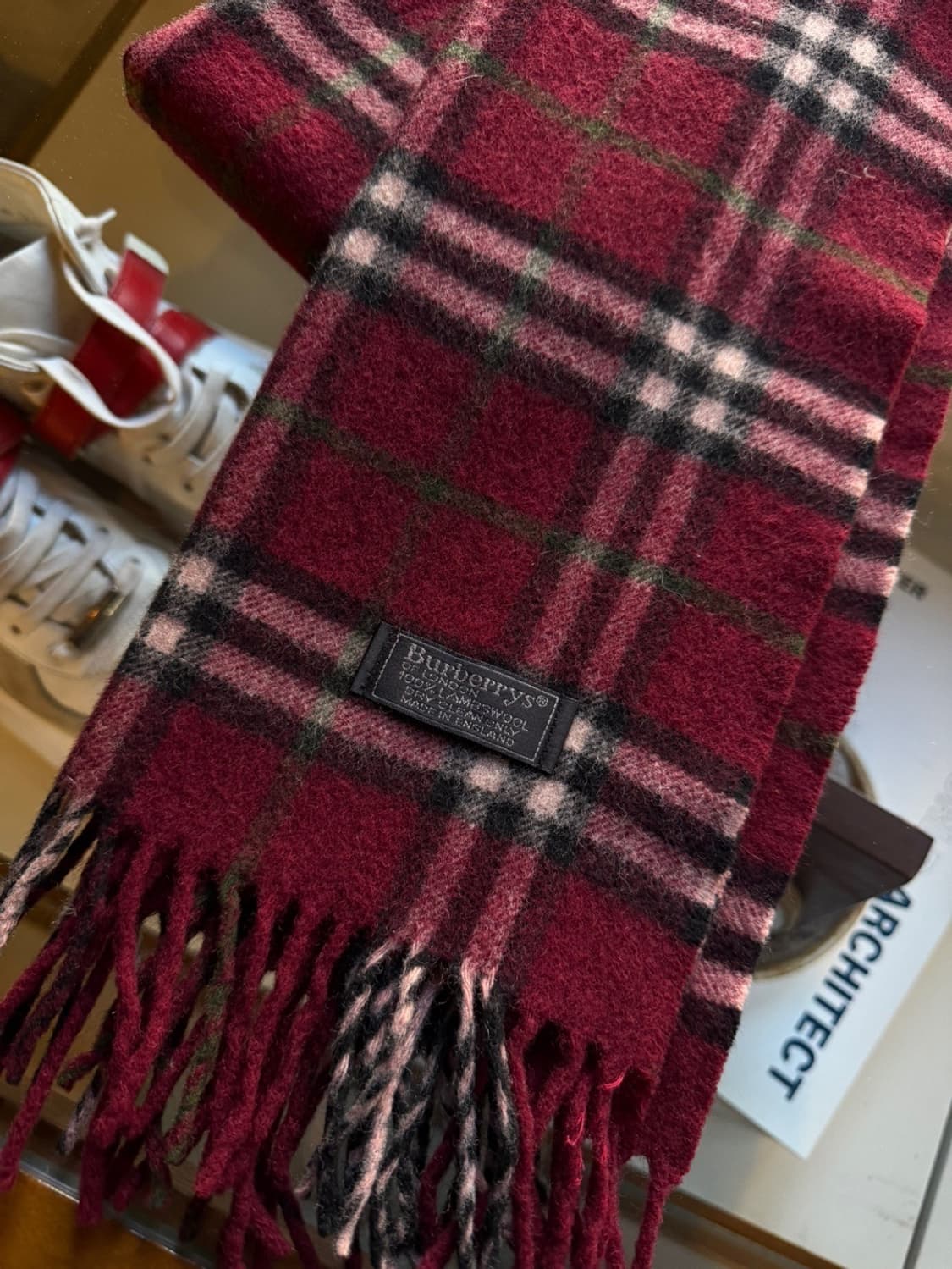 버버리 캐시미어 머플러 상품이미지9