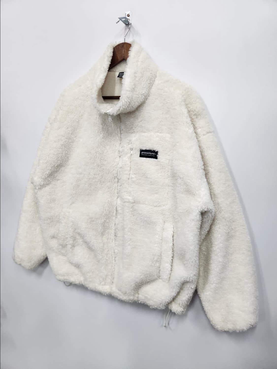 그루브 라임 아이보리 플리스  상품이미지2