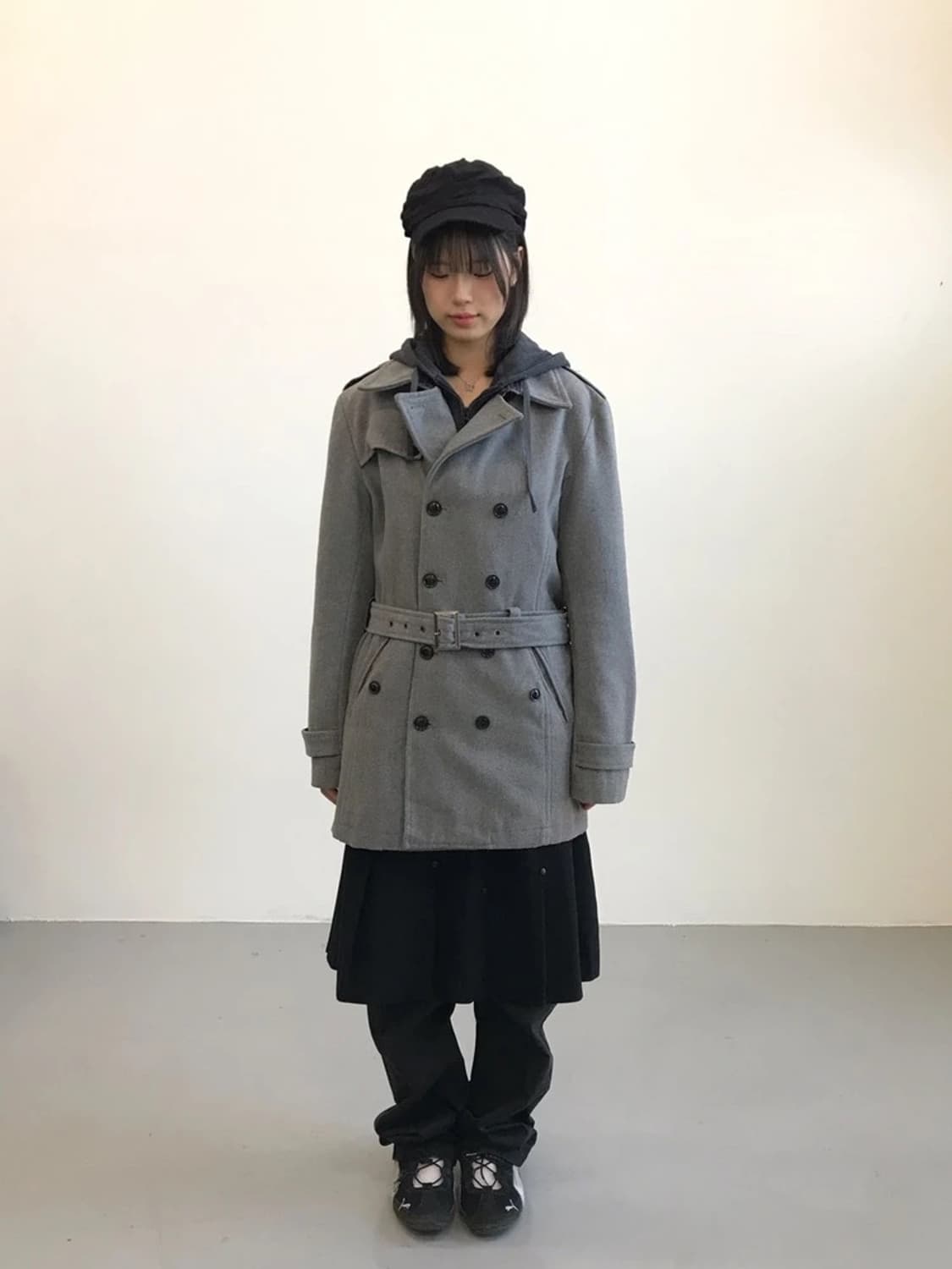 roshell Double Breasted Half Coat 상품이미지1