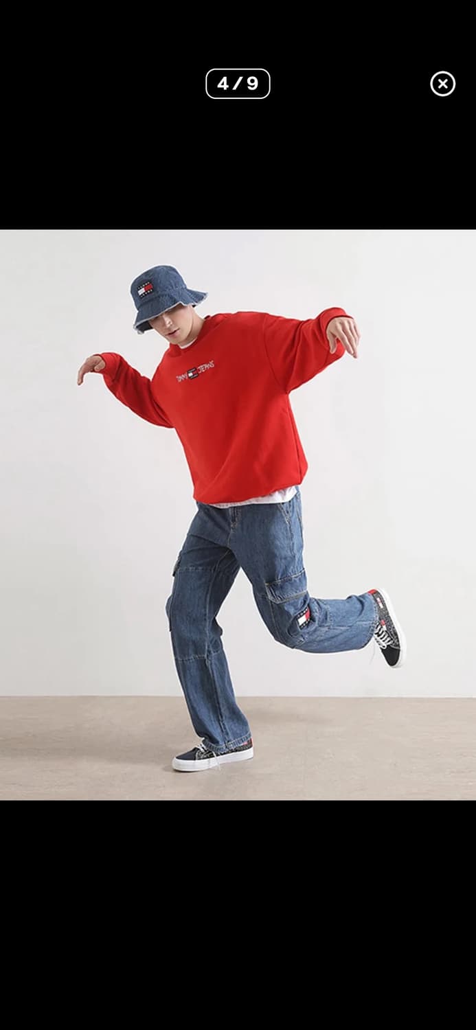 타미힐피거 타미진스 배기 카고 데님팬츠 청바지 상품이미지5