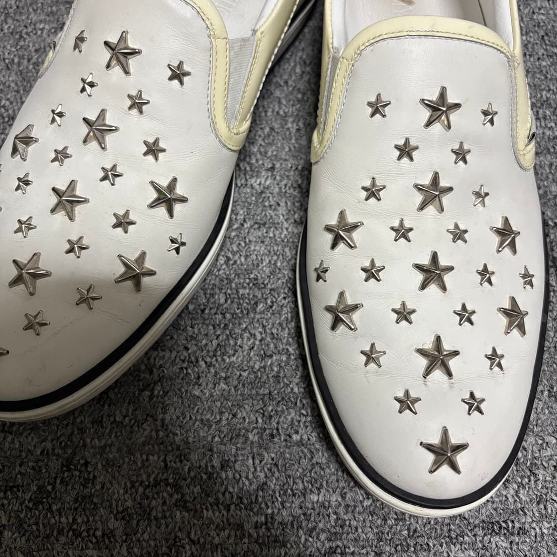 지미추 스타 스터드 레더 슬립온 스니커즈 44 280-290 상품이미지2