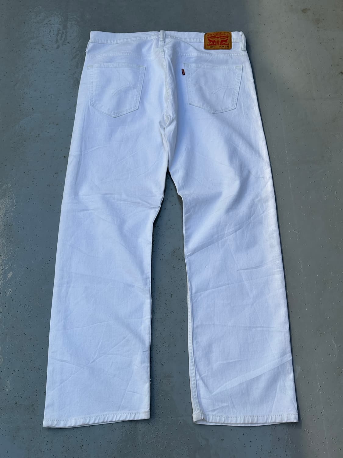 [리바이스] •Levi's 569 White Denim 상품이미지6