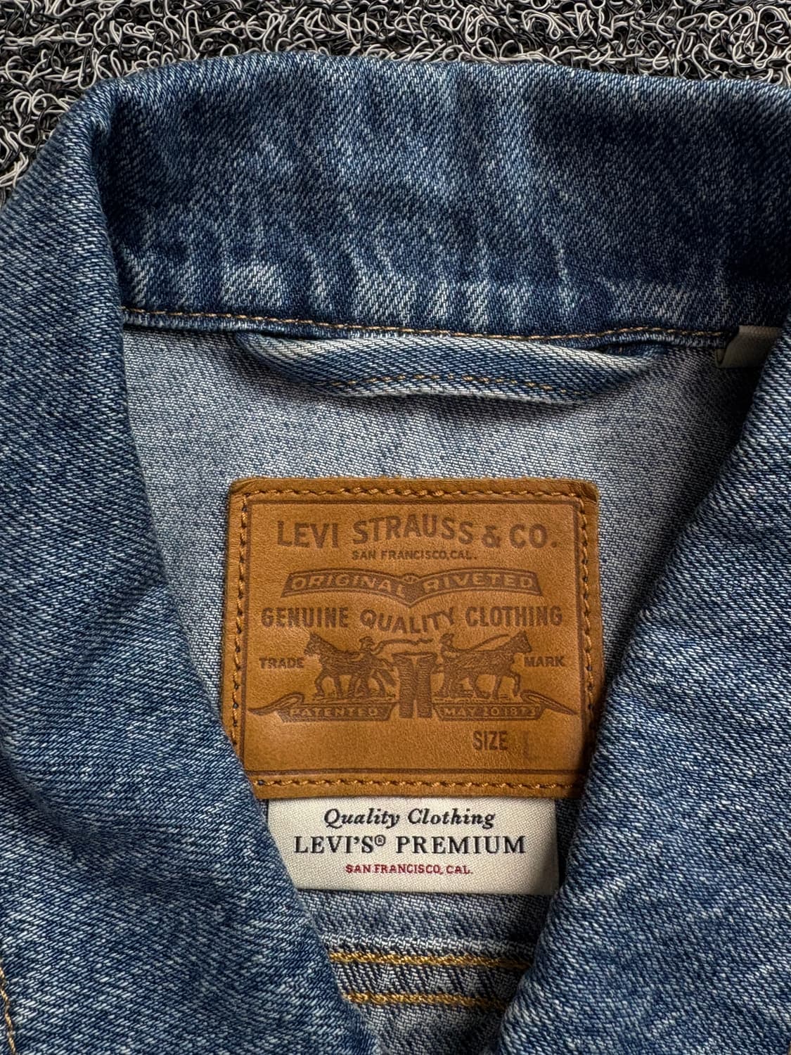 리바이스 프리미엄 빅E 2세대 데님 트러커 자켓 1957 상품이미지3