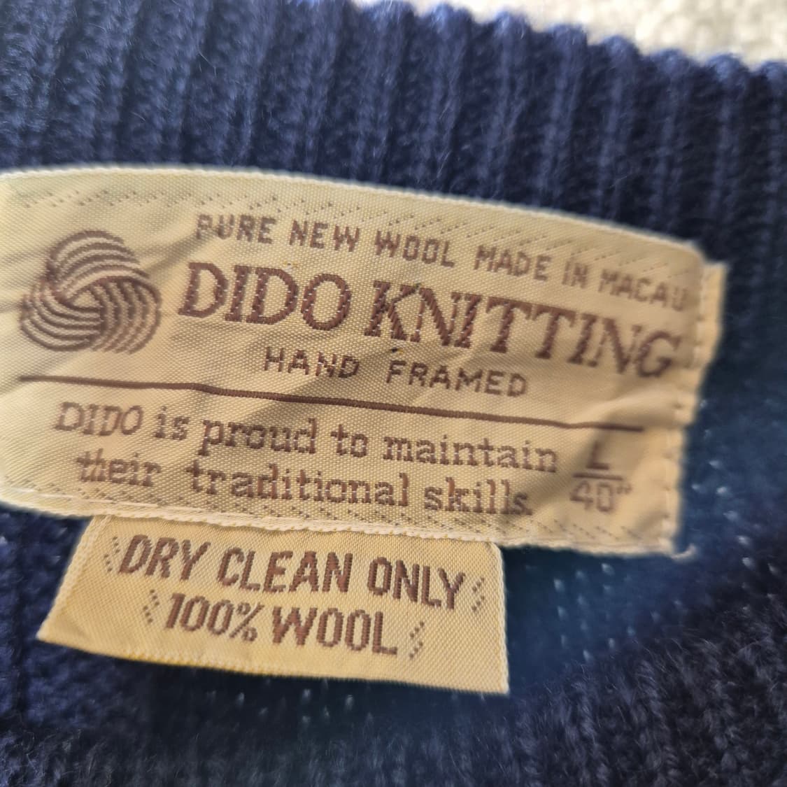 빈티지 핸드메이드 니트 상품이미지2