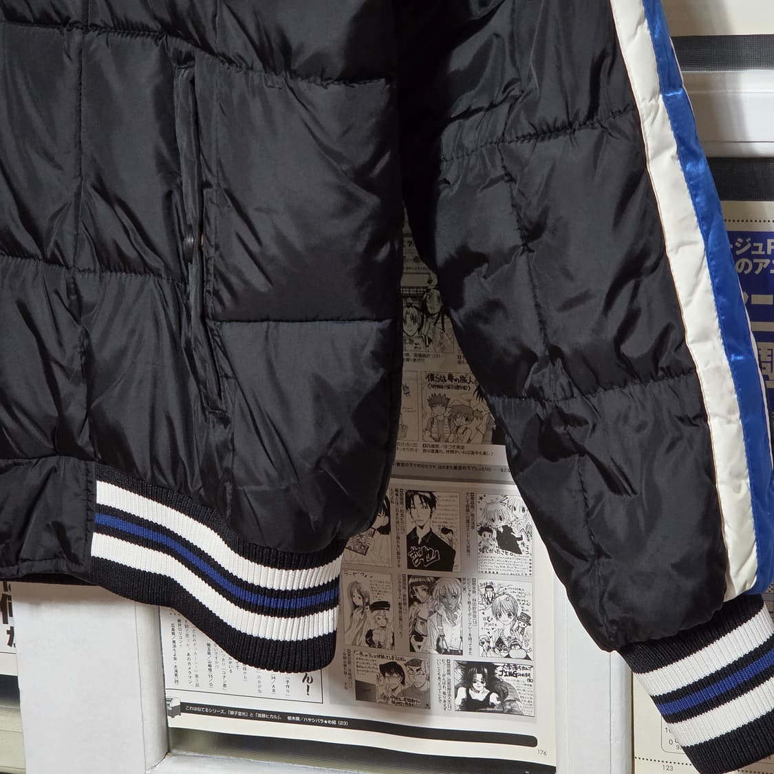 에버라스트 퀼팅 누빔 바시티 점퍼 상품이미지5