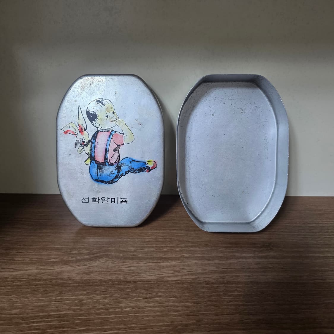 옛날 양은 도시락통 3개 일괄 상품이미지4