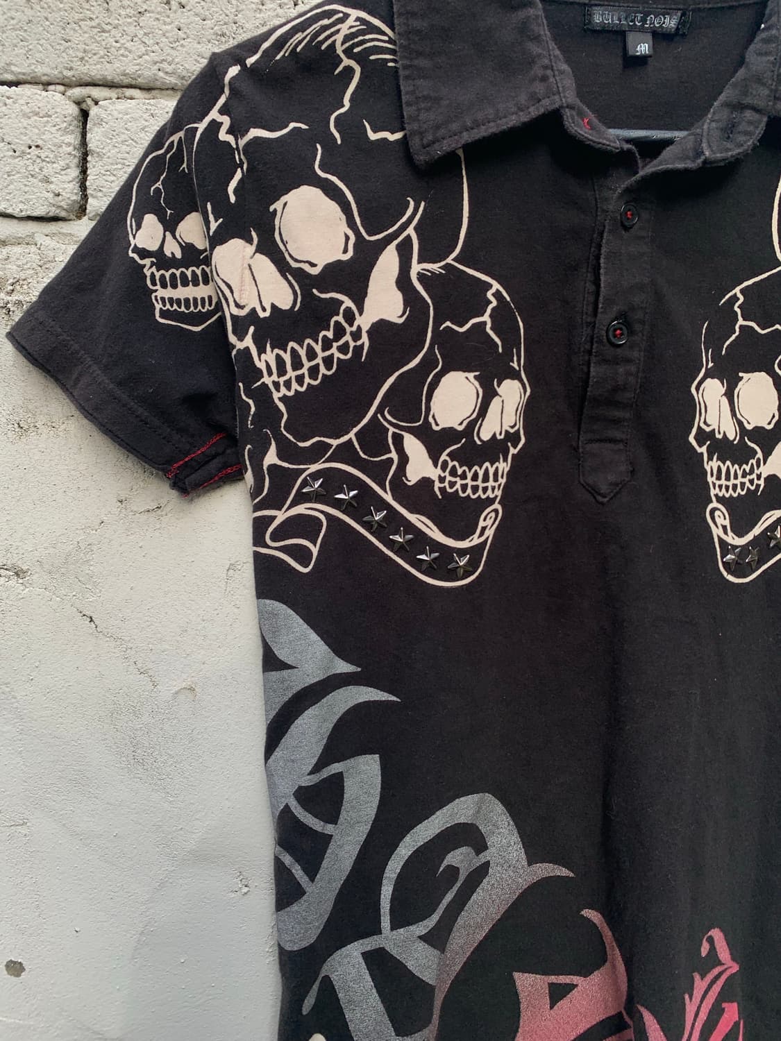 Skull star stud pk t-shirt   상품이미지4