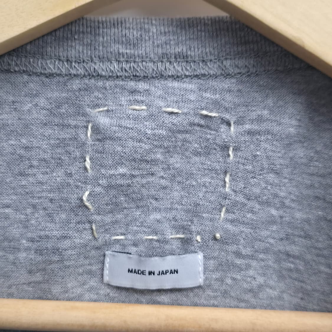 [4,L] 비즈빔 그레이 포켓 반팔티 상품이미지6