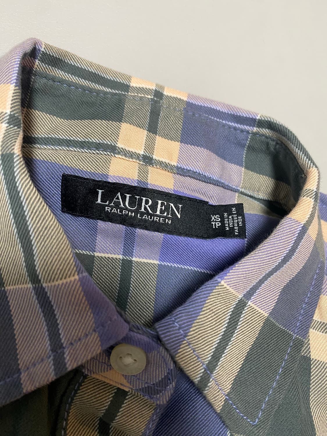 폴로 랄프로렌 체크 셔츠 XS 상품이미지3