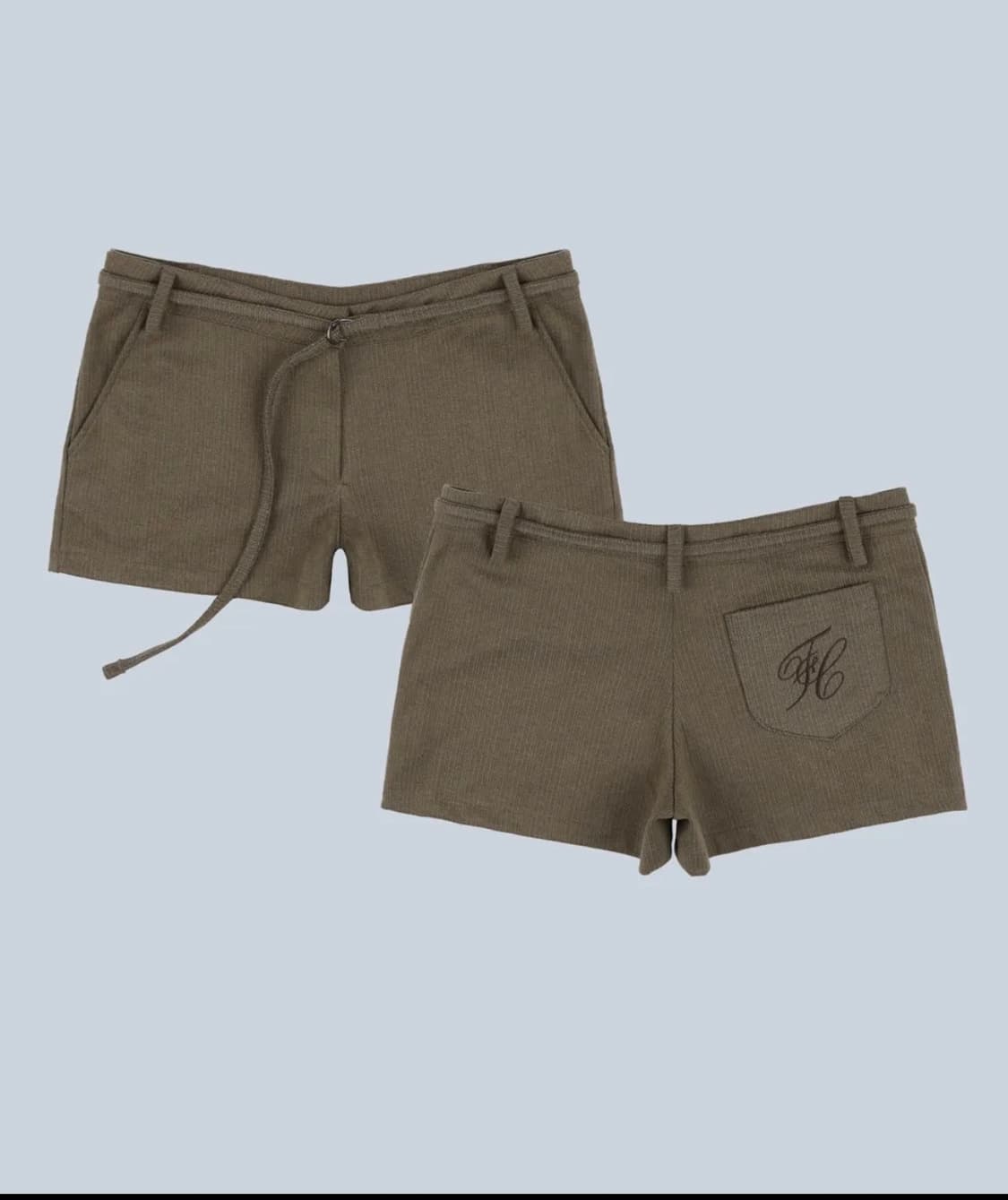 팬시클럽 헤링본 스트라이프 마이크로팬츠 상품이미지1