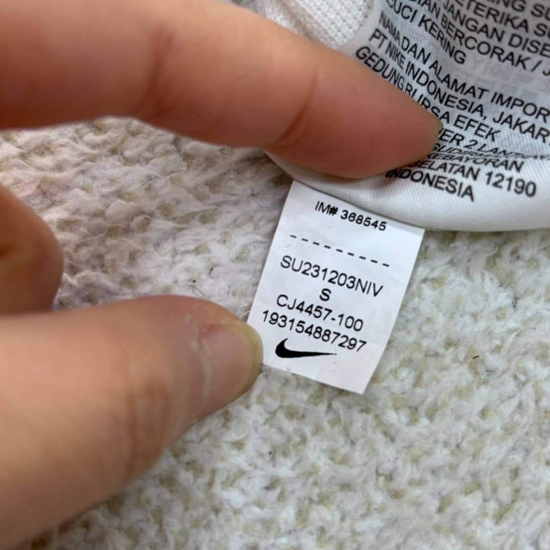 S 나이키 여성 반팔 카라 티셔츠 0323E 상품이미지5