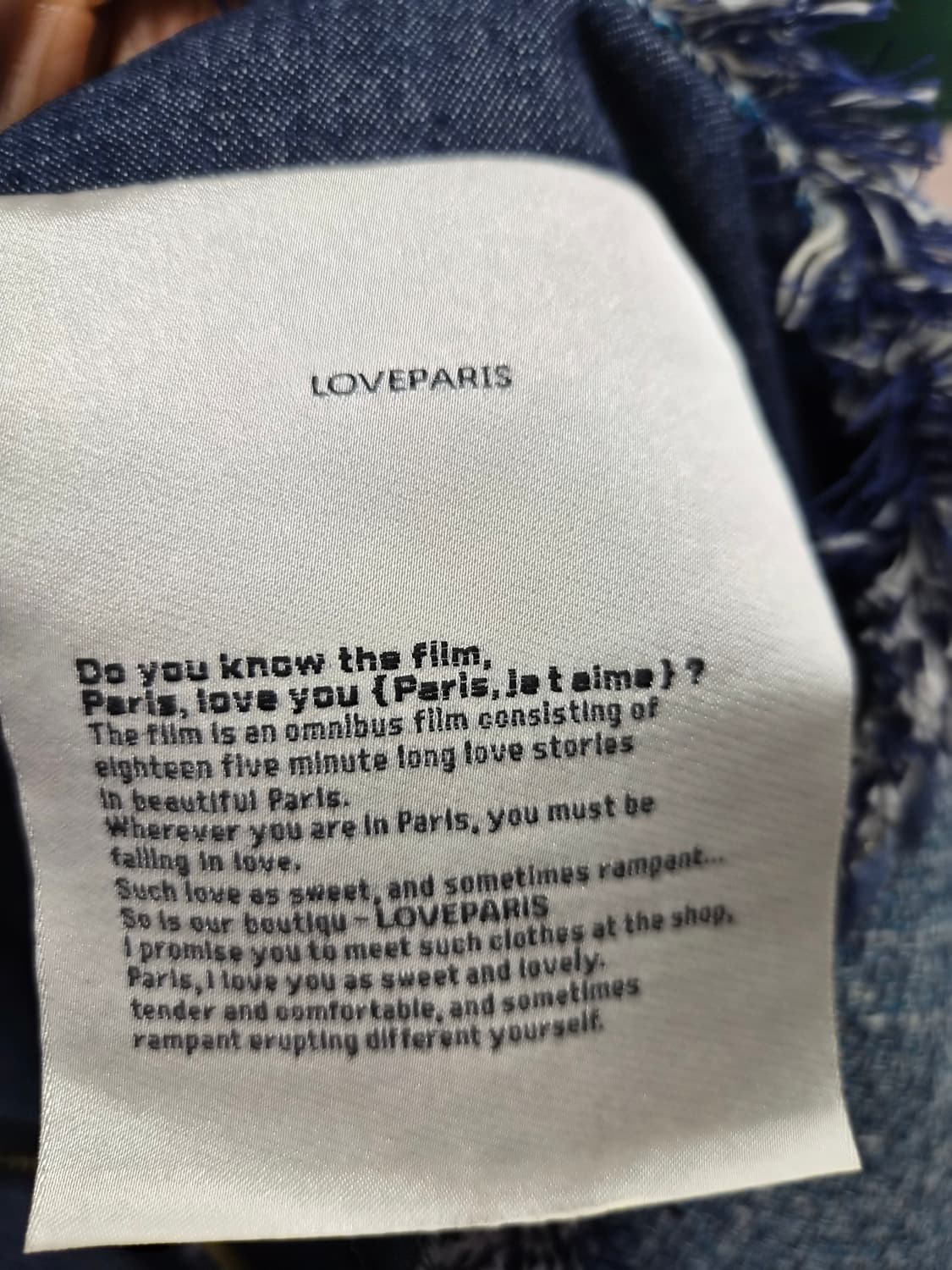 love paris 트위드 롱자켓 상품이미지6