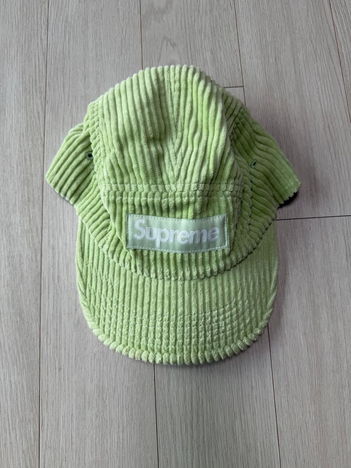 슈프림 코듀로이 캠프캡(페일그린) 상품이미지1