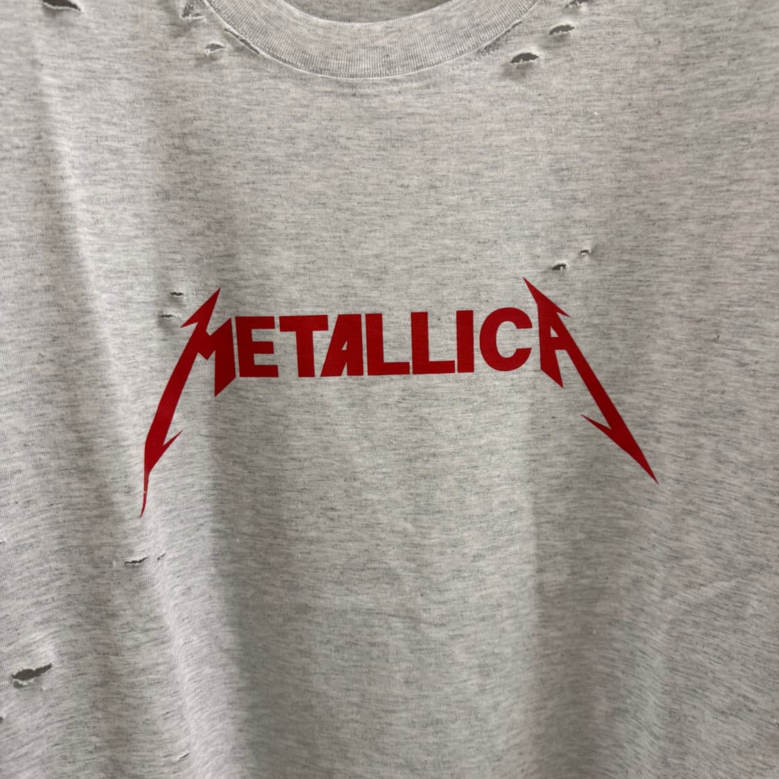 Vintage metallica destroyed short t 상품이미지3