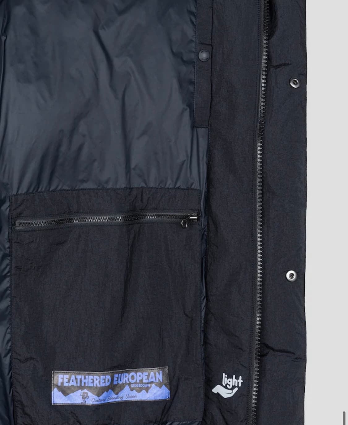 비이커 Muffler Down Puffer - Navy 상품이미지7