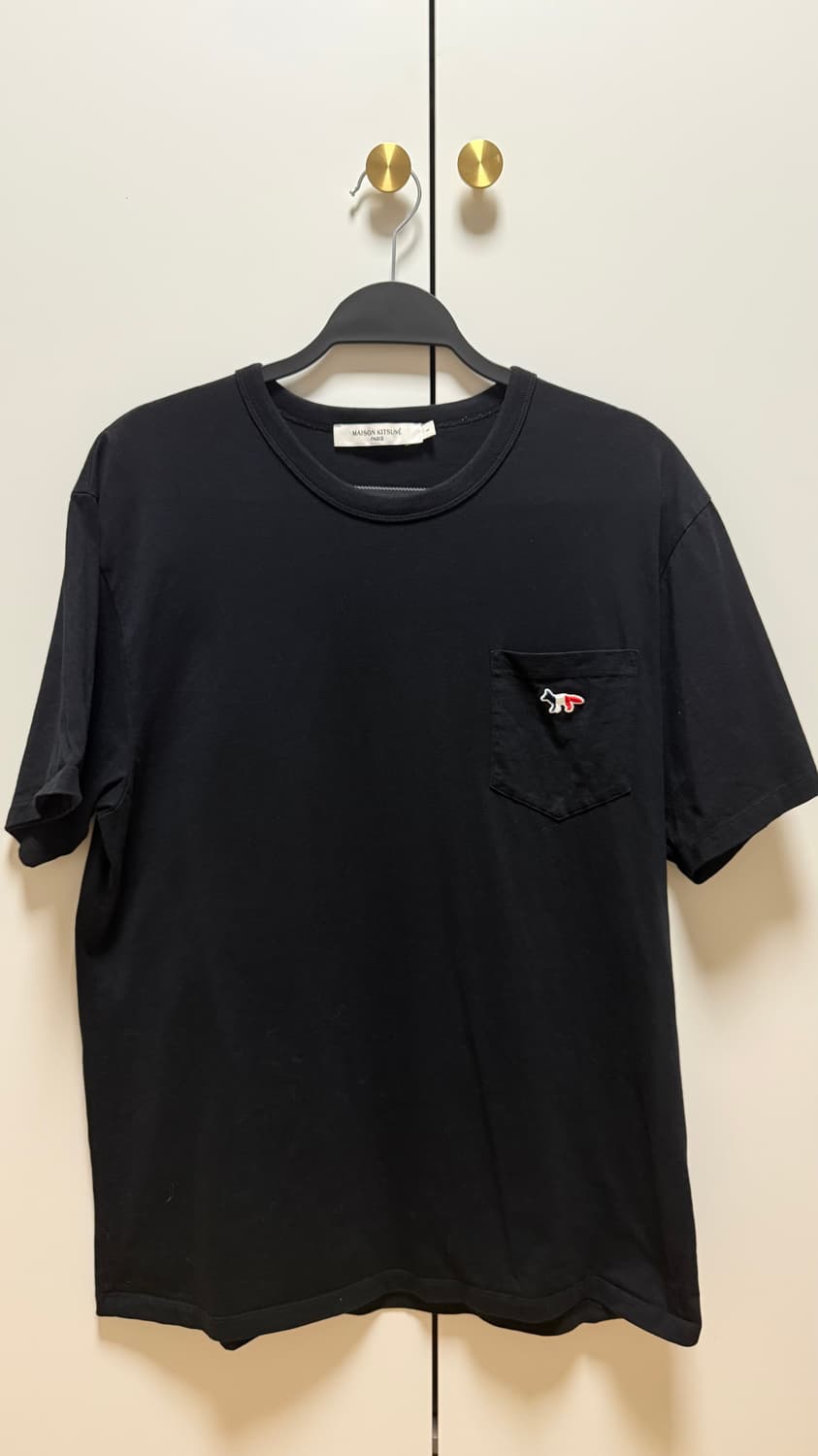 메종키츠네 로고 자수 반팔 상품이미지1