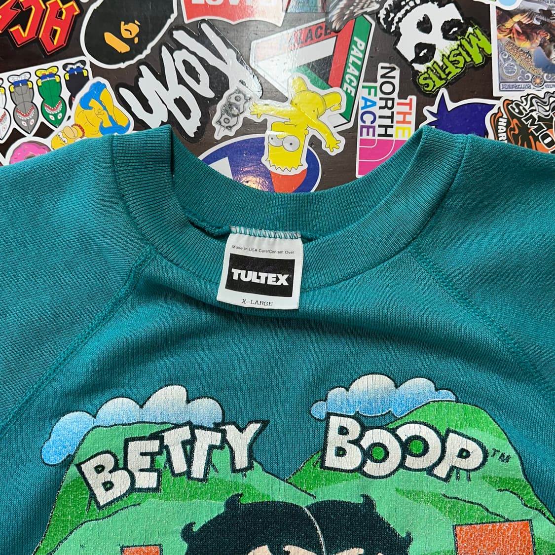 90s USA 베티붑 빈티지 스웻셔츠 XL 상품이미지10