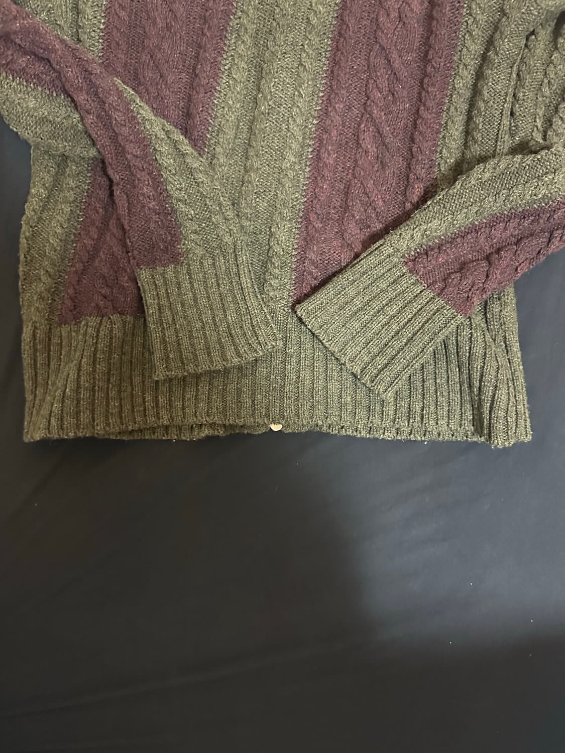 [2] edward cuming cable knit zip sweater 상품이미지4