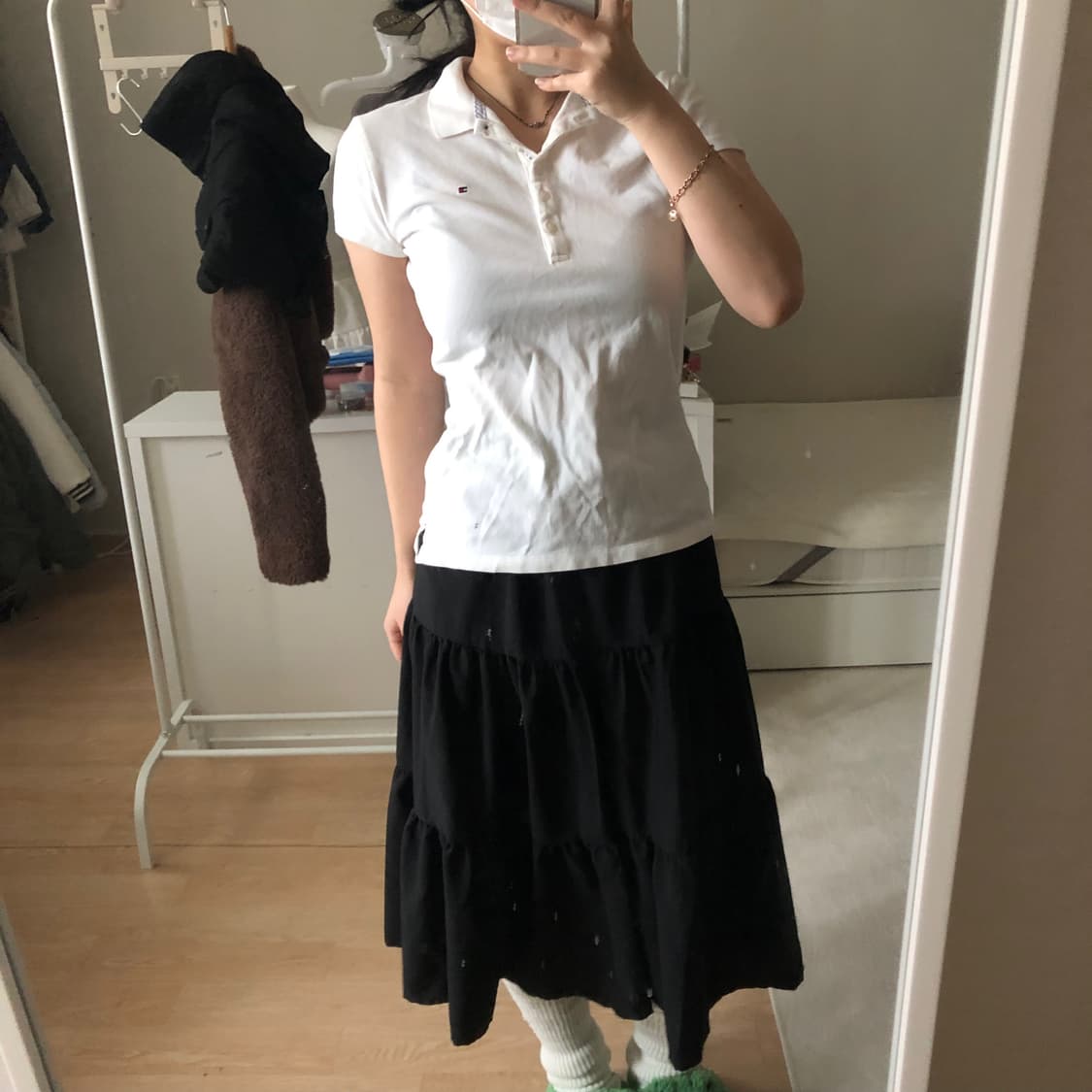 여름 뽀송 도트 가디건코디판매 상품이미지10