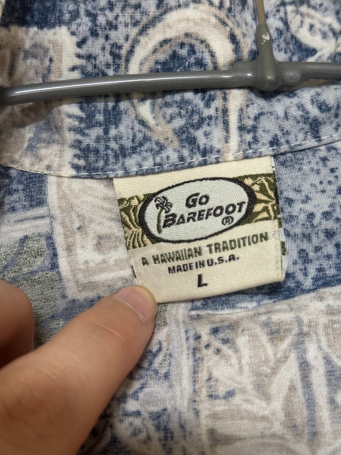 빈티지 made in usa 하와이안 셔츠 L 상품이미지4