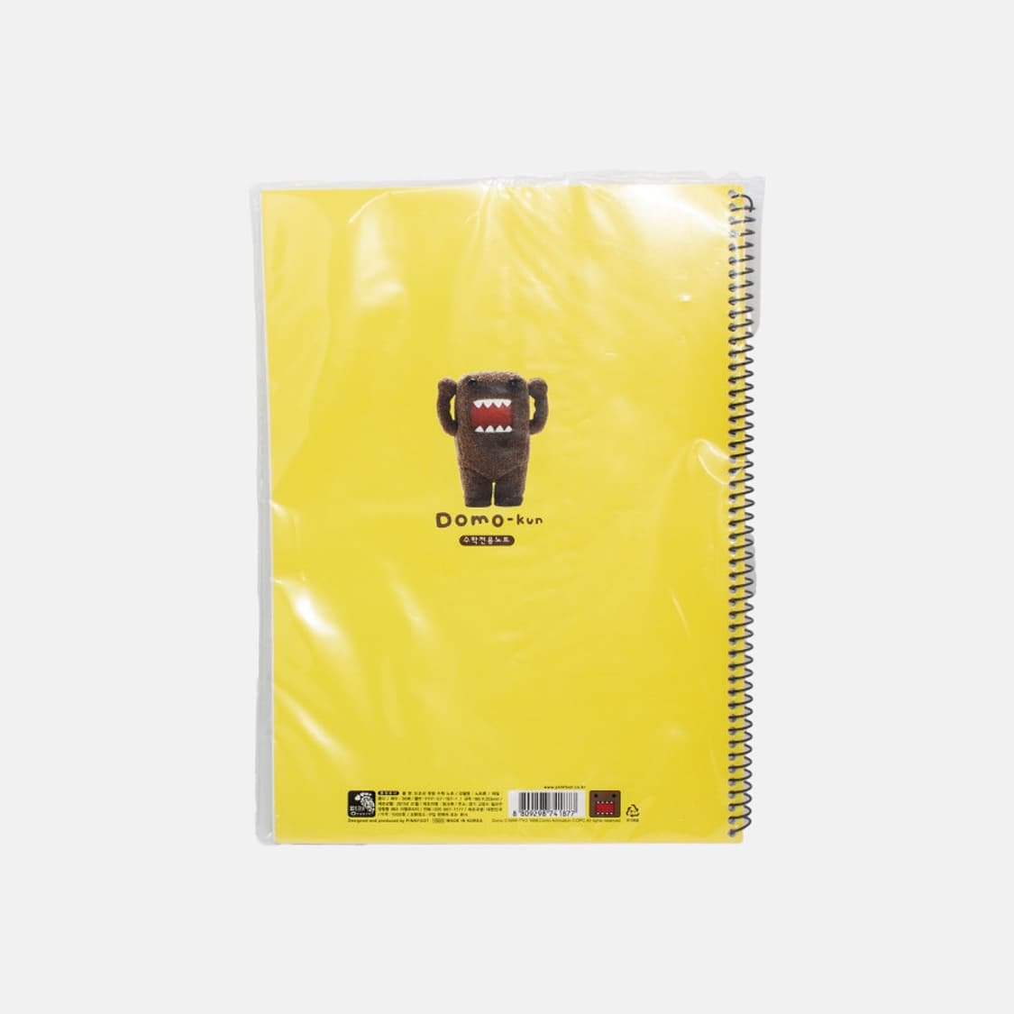 도모군 고전 문구 스프링 노트 노랑 상품이미지2