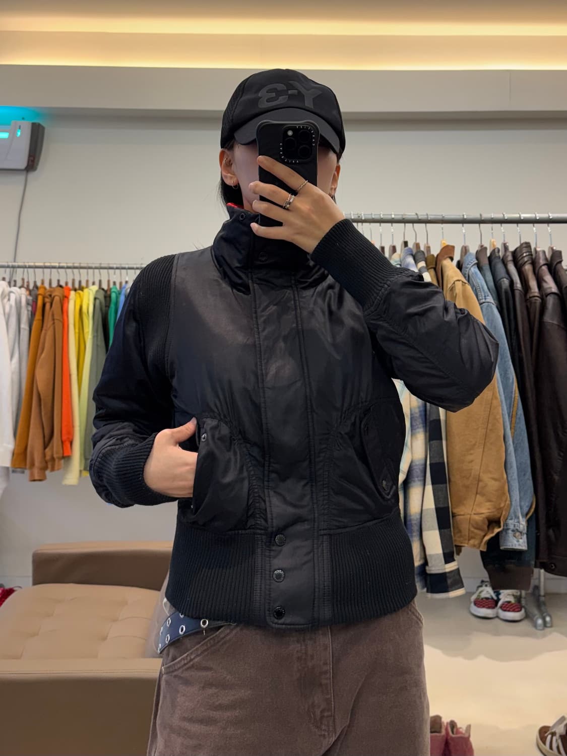 아르마니 익스체인지 셔링 블루종 자켓 상품이미지6