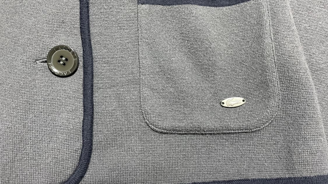 JPN 00s 일본빈티지 Y2K 모리걸 라코스테 니트 블레이저 자켓 38 상품이미지7