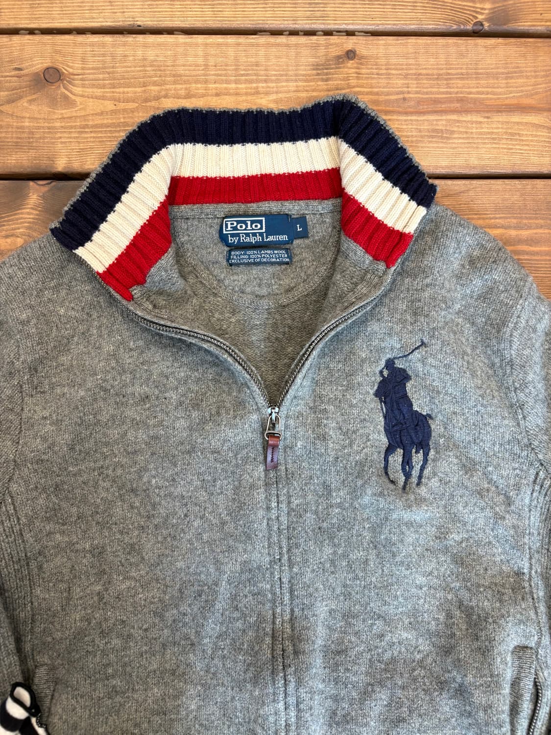 폴로 빅포니 투웨이 니트집업 상품이미지5