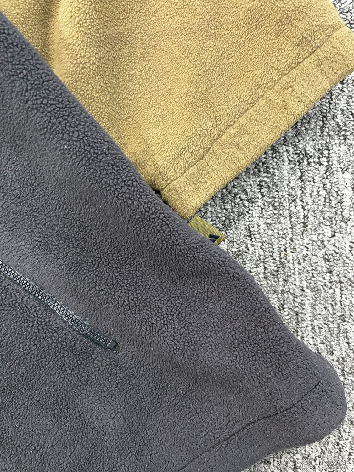 아디다스 카키 배색 플리스 자켓 110 상품이미지8