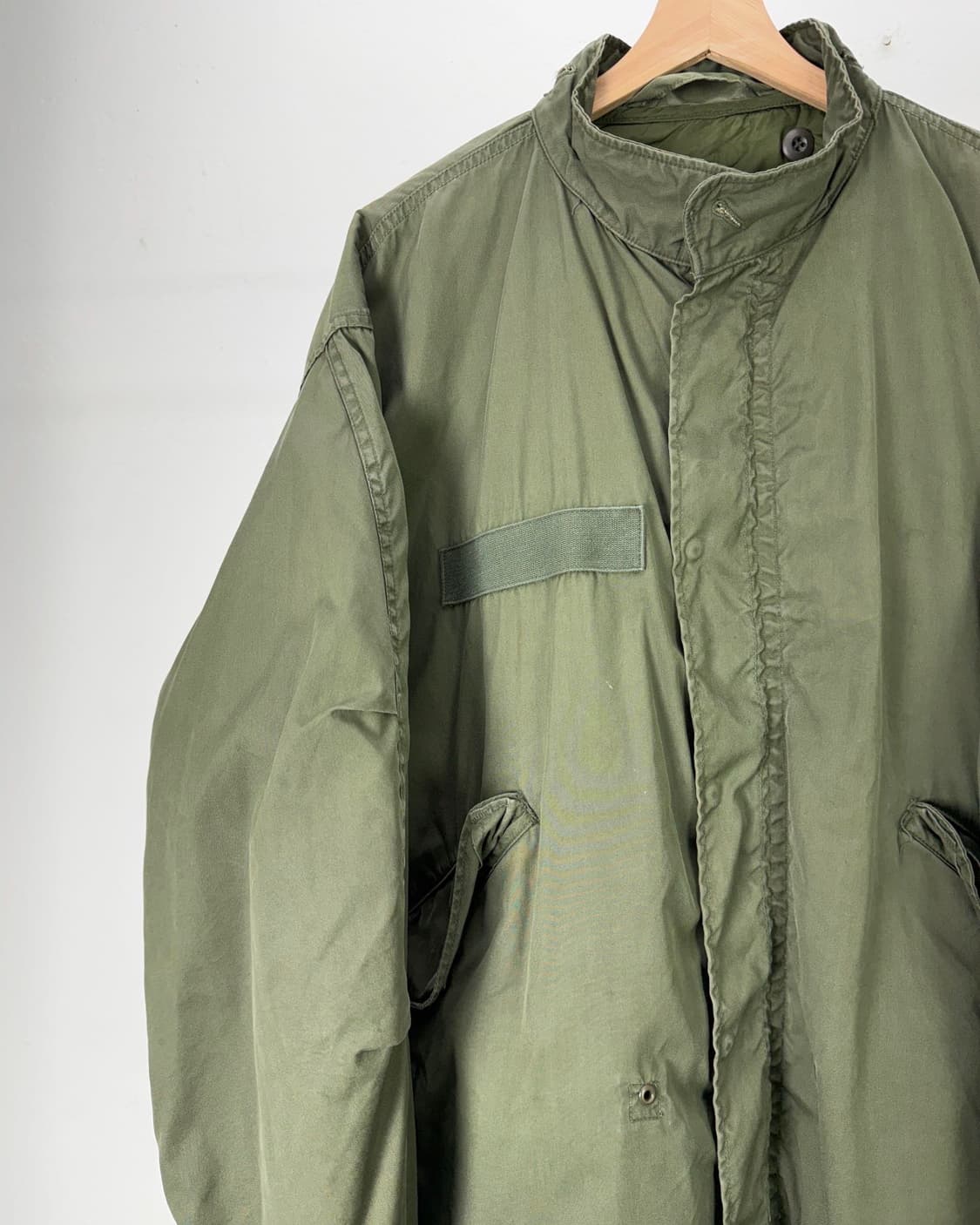 U.S.ARMY 아미 그린 m-65 70s 피쉬테일 자켓 상품이미지3