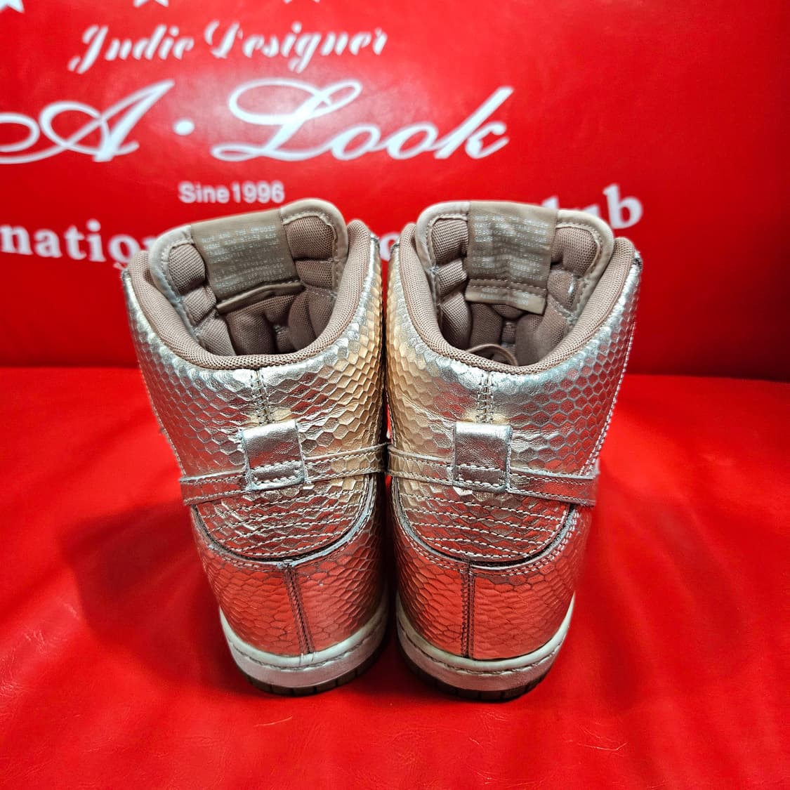 나이키(Nike) 프리미엄 덩크 스카이 하이 골드 웨지 스니커즈 상품이미지7