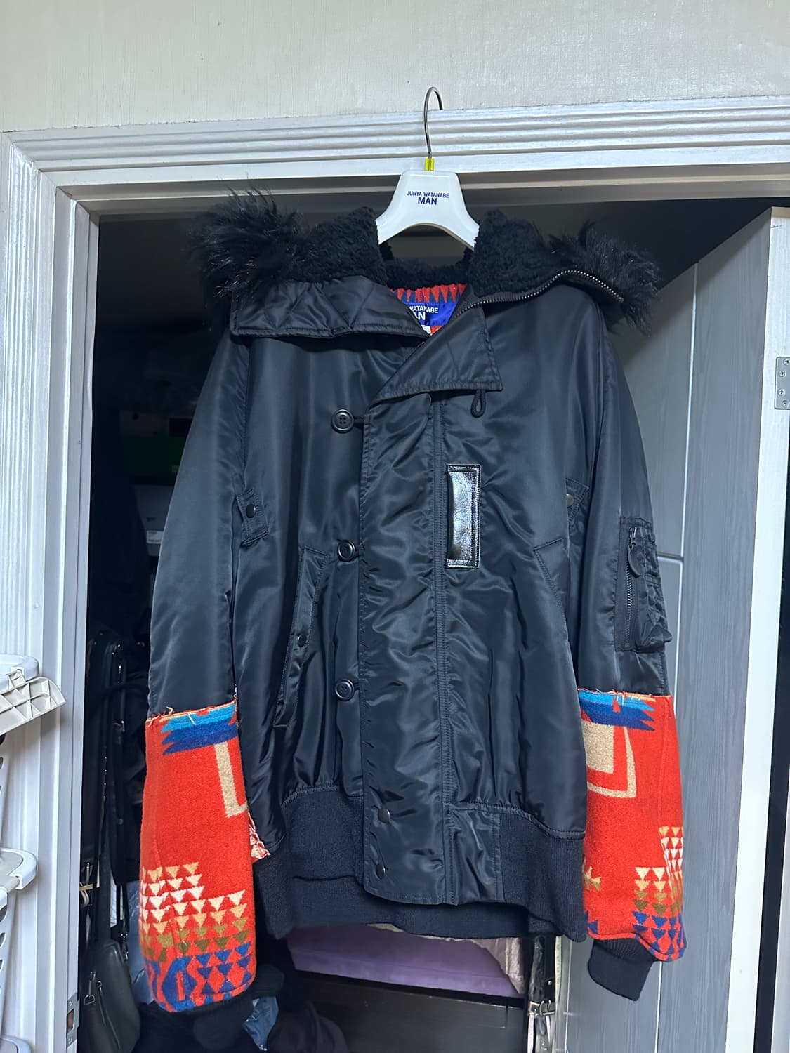 [L] 준야 와타나베 맨 자미로콰이 펜들턴 N2B 재킷 상품이미지1