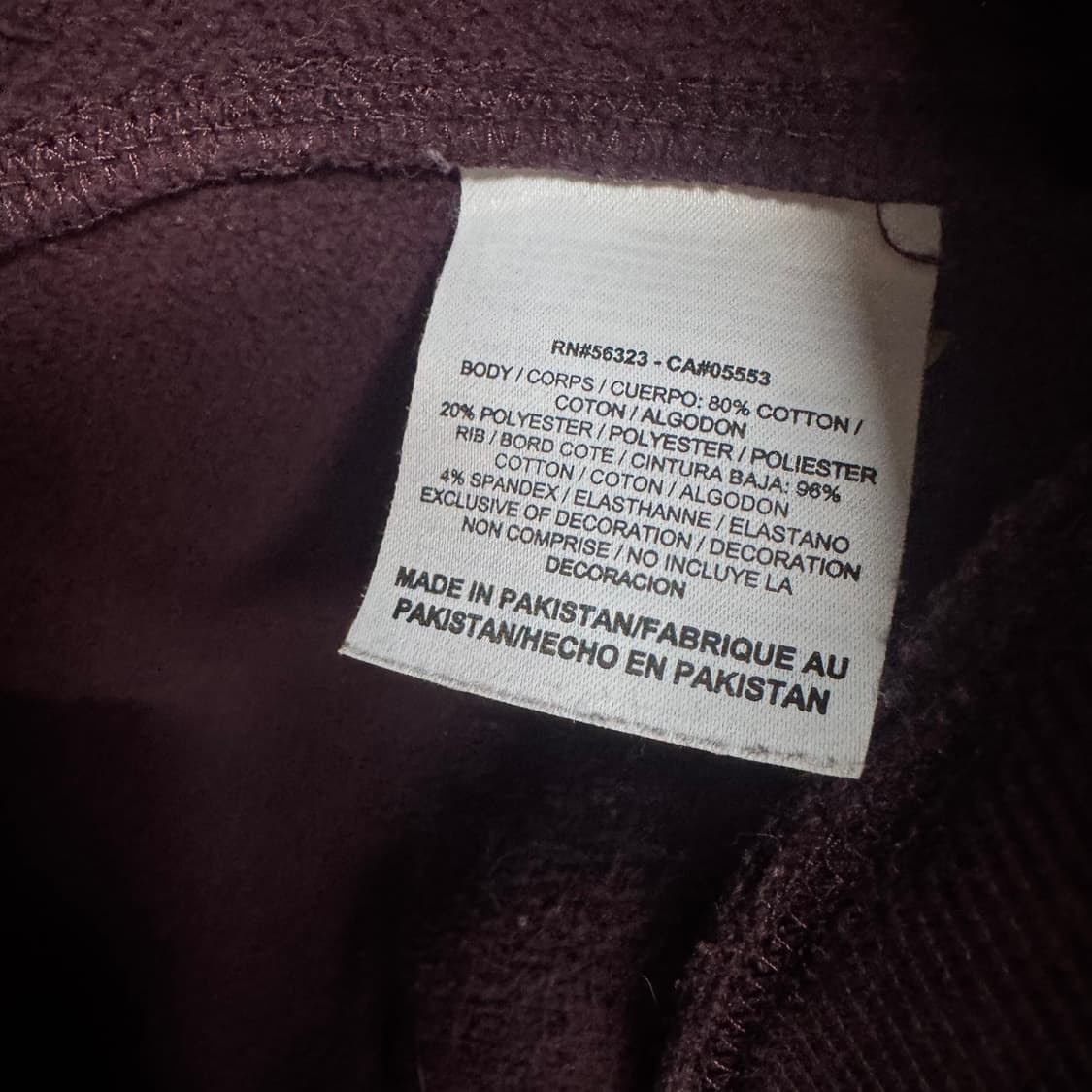 나이키 솔로스우시 맨투맨 버건디 상품이미지4