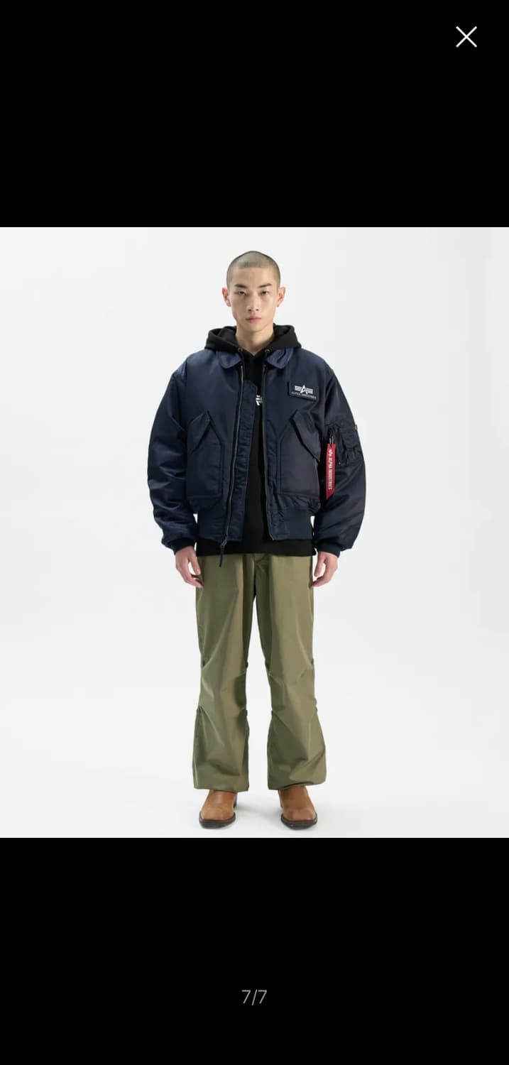 알파 인더스트리 CWU 45P 항공 점퍼 (네이비) 상품이미지3