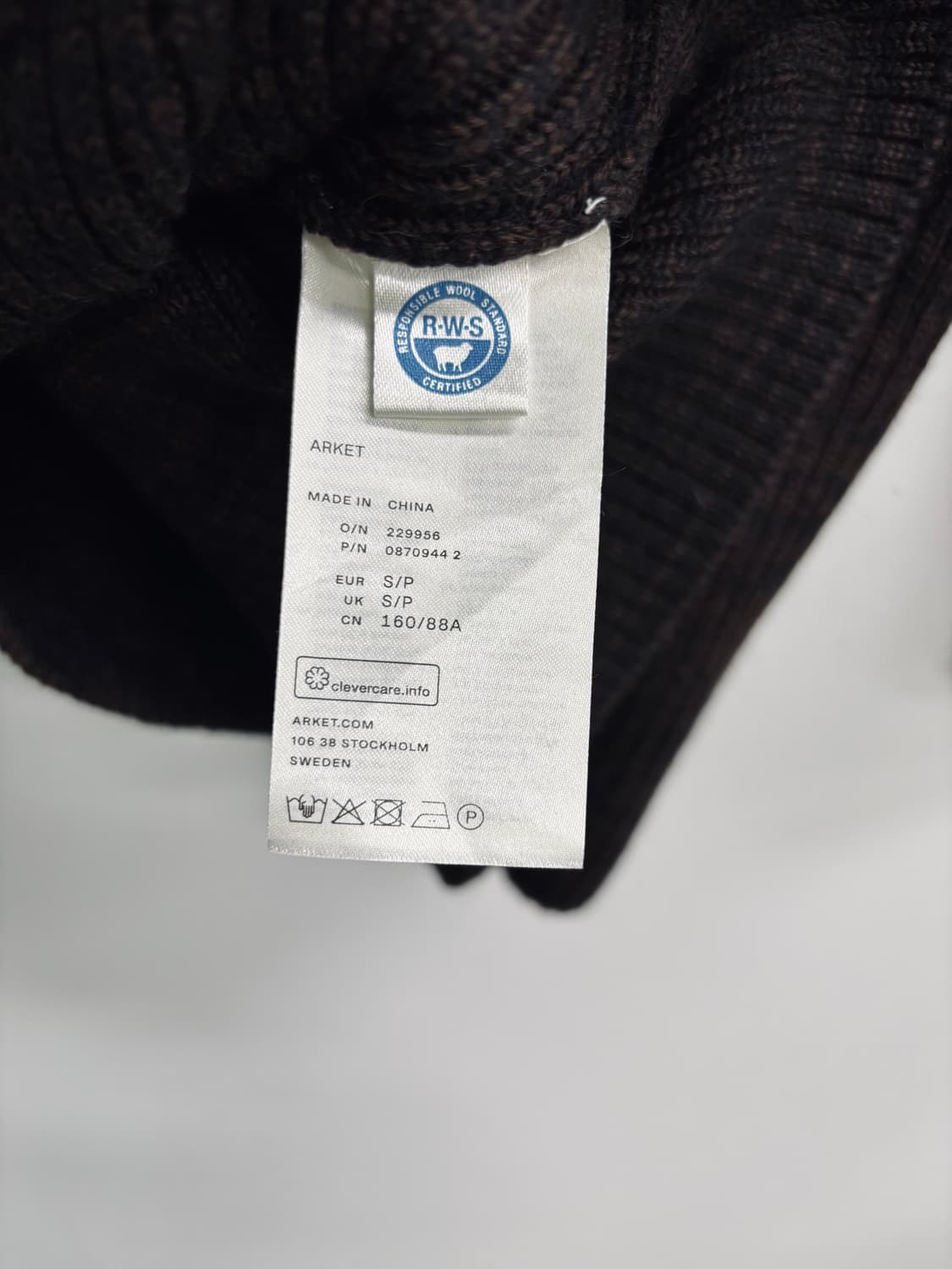 ARKET 아르켓 리브 니트 스퀘어넥 탑 상품이미지6