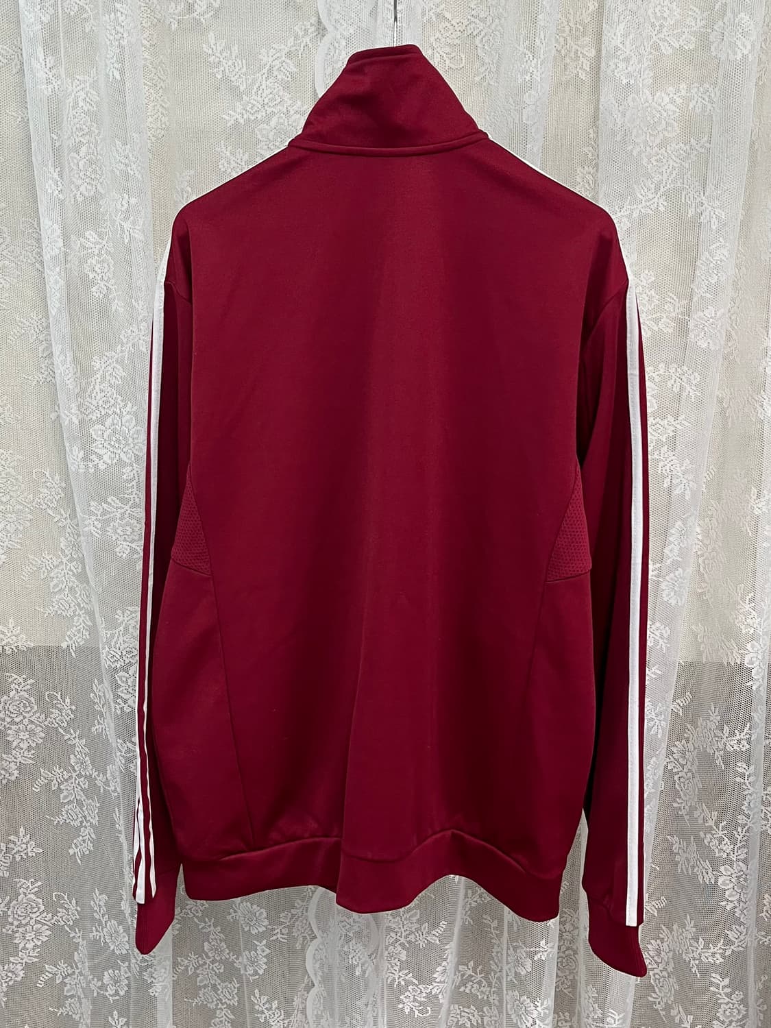 110)아디다스 대장 버건디 레드 져지 트레이닝 니트 트랙탑 상품이미지3