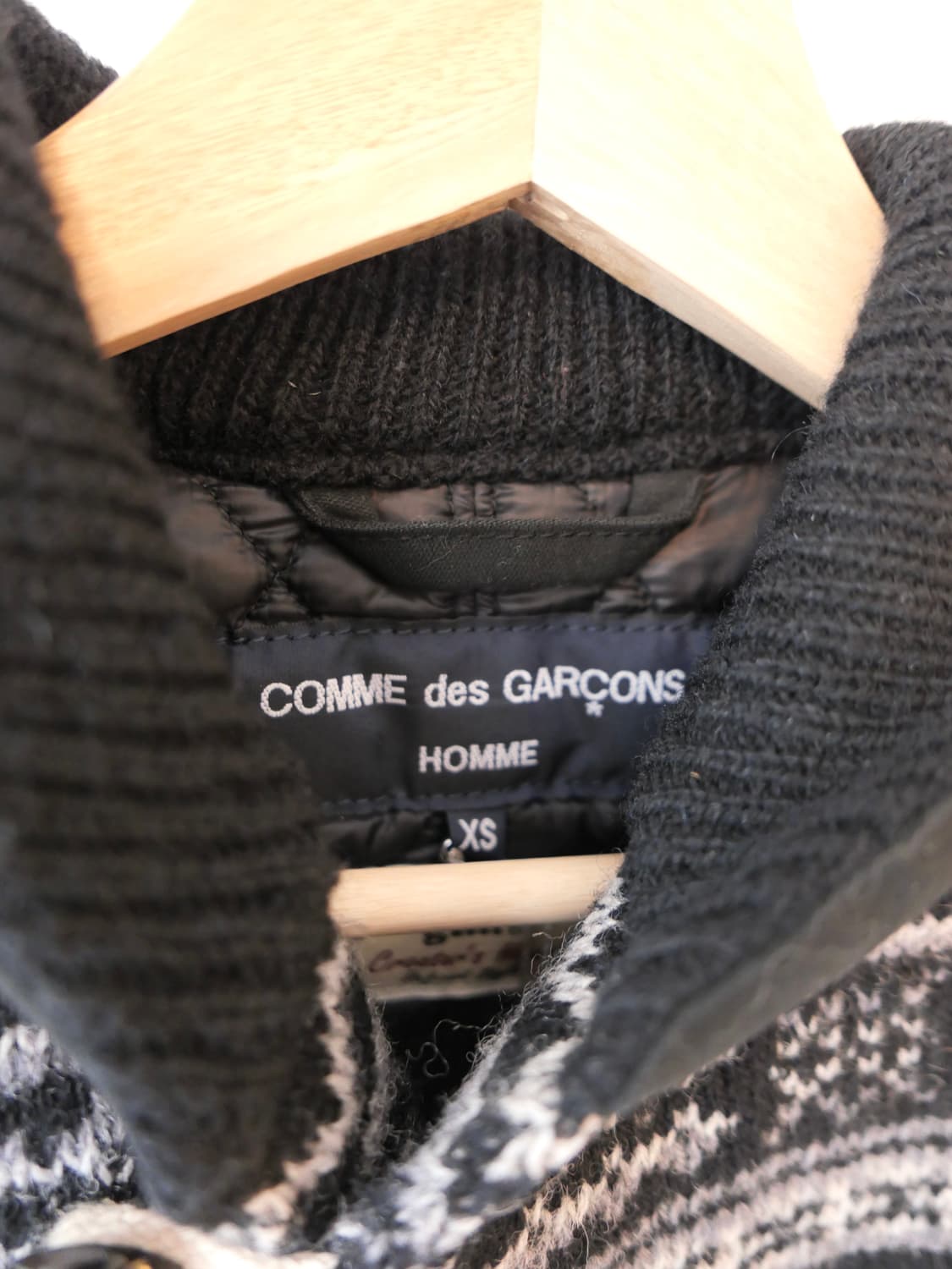 꼼데가르송 옴므 울 패턴 자켓 상품이미지3