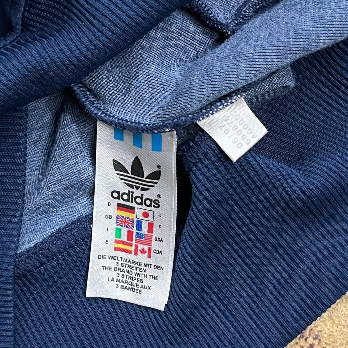 아디다스 네이비 레몬 후플 후드집업 져지 100 상품이미지6